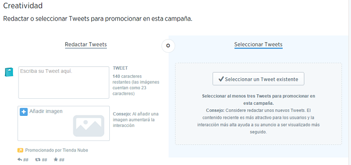 Promocionar tienda online en Twitter